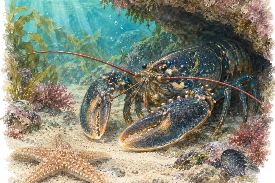 Illustration aquarelle : Anglesey Sea Zoo.