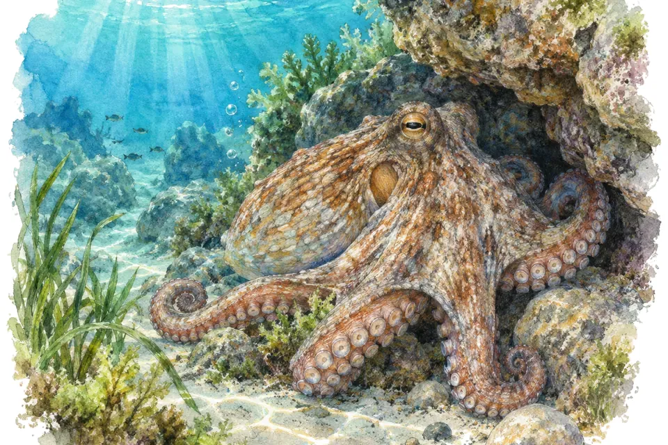 Illustration aquarelle : Biodiversarium.