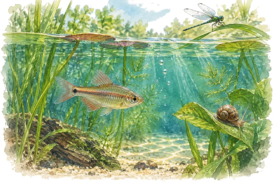 Illustration aquarelle : Journée internationale de la diversité biologique.