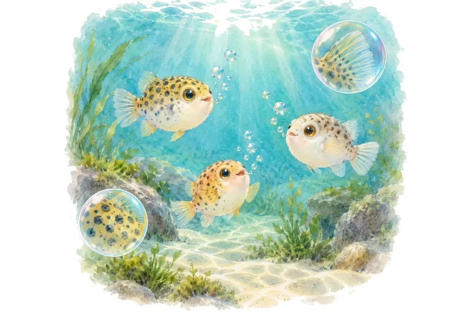 Illustration aquarelle : Noms courts que les enfants retiennent.