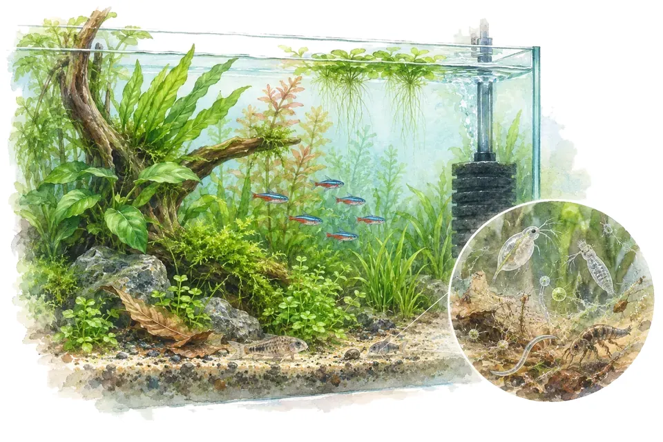 Illustration : Les plantes aident, les micro-organismes travaillent aussi.