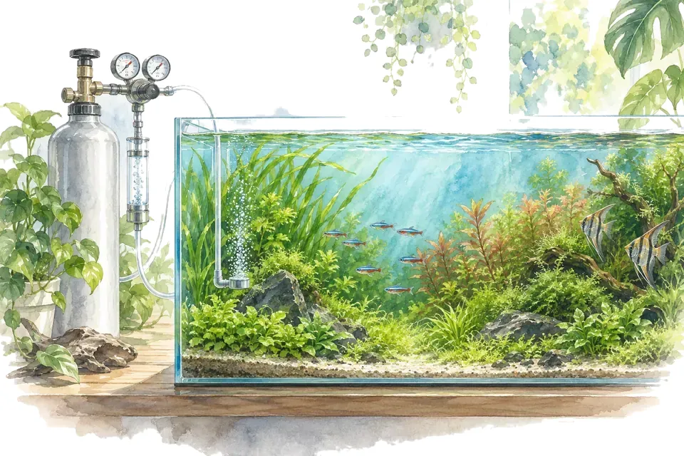 Illustration : Quand un apport de CO₂ peut être utile.