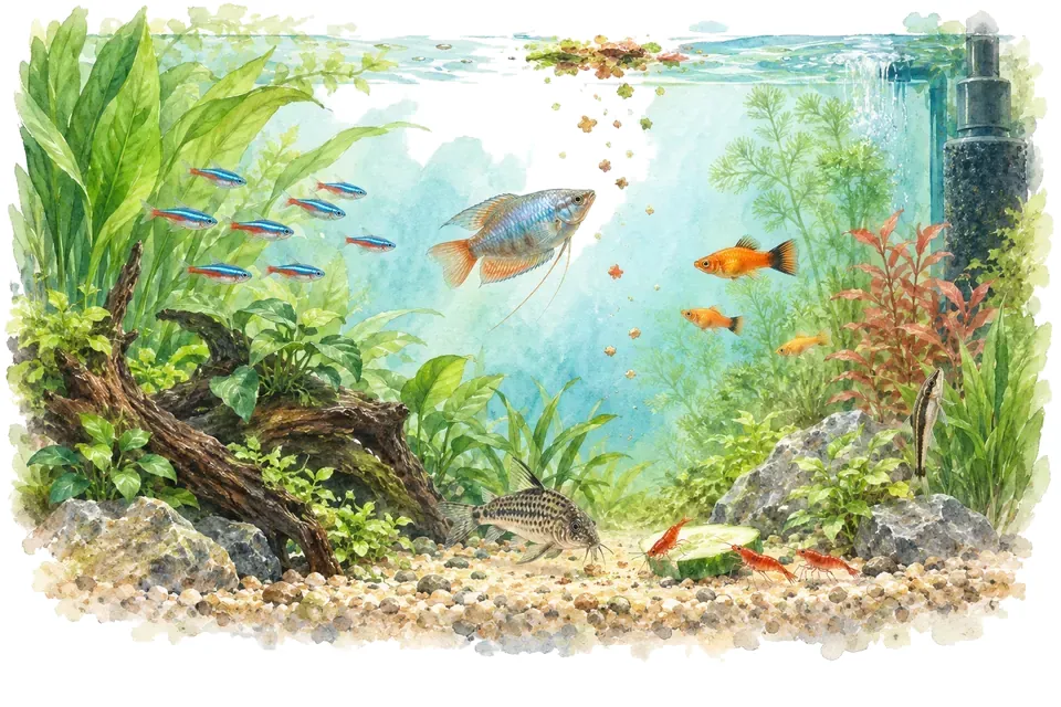 Illustration : Vérifiez que chacun pourra manger sans devenir une proie.