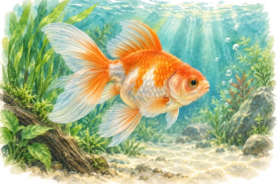 Illustration aquarelle : Les poissons d’eau douce boivent-ils de l’eau ?