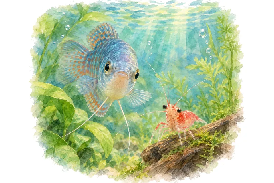 Planche aquarelle du quiz : Quiz : L’aquarium expliqué aux enfants.