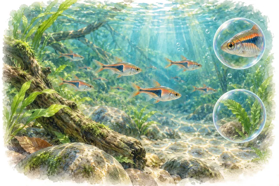 Planche aquarelle : Les rivières d'Asie du Sud-Est (niveau confirmé).