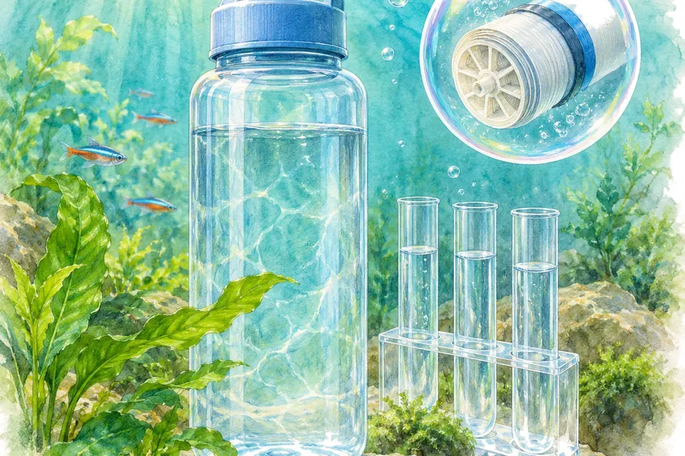 Planche aquarelle : L'eau osmosée (niveau expert).